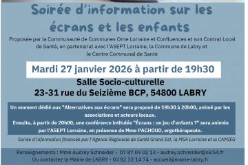 Soirée d'information sur limpact des écrans sur les enfants