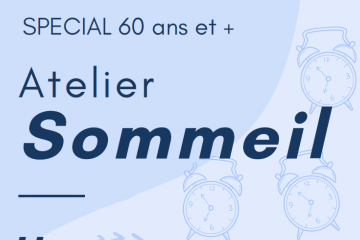 Atelier Sommeil à Jarny Spécial 60 ans et +