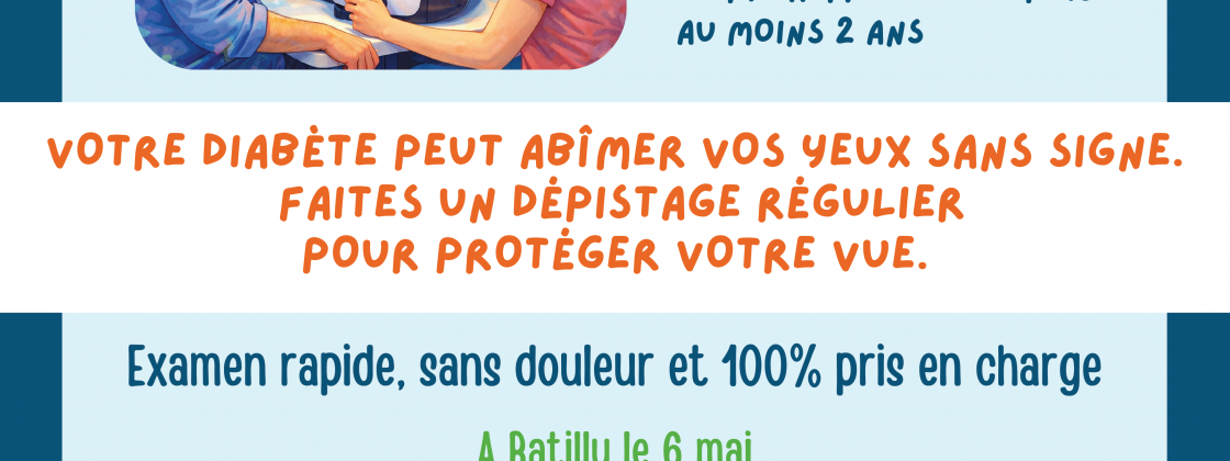 DIABÈTE : Dépistage de la rétinopathie sur le territoire